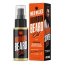 Wilde Willies Premium Beard Oil & Conditioner (Bourbon Cedar) - Natuurlijke, biologische ingrediënten en essentiële oliën bevordert baardgroei, verwijdert jeuk & Dandruff - Deep Softener & Herstelt Vocht - 2 Oz