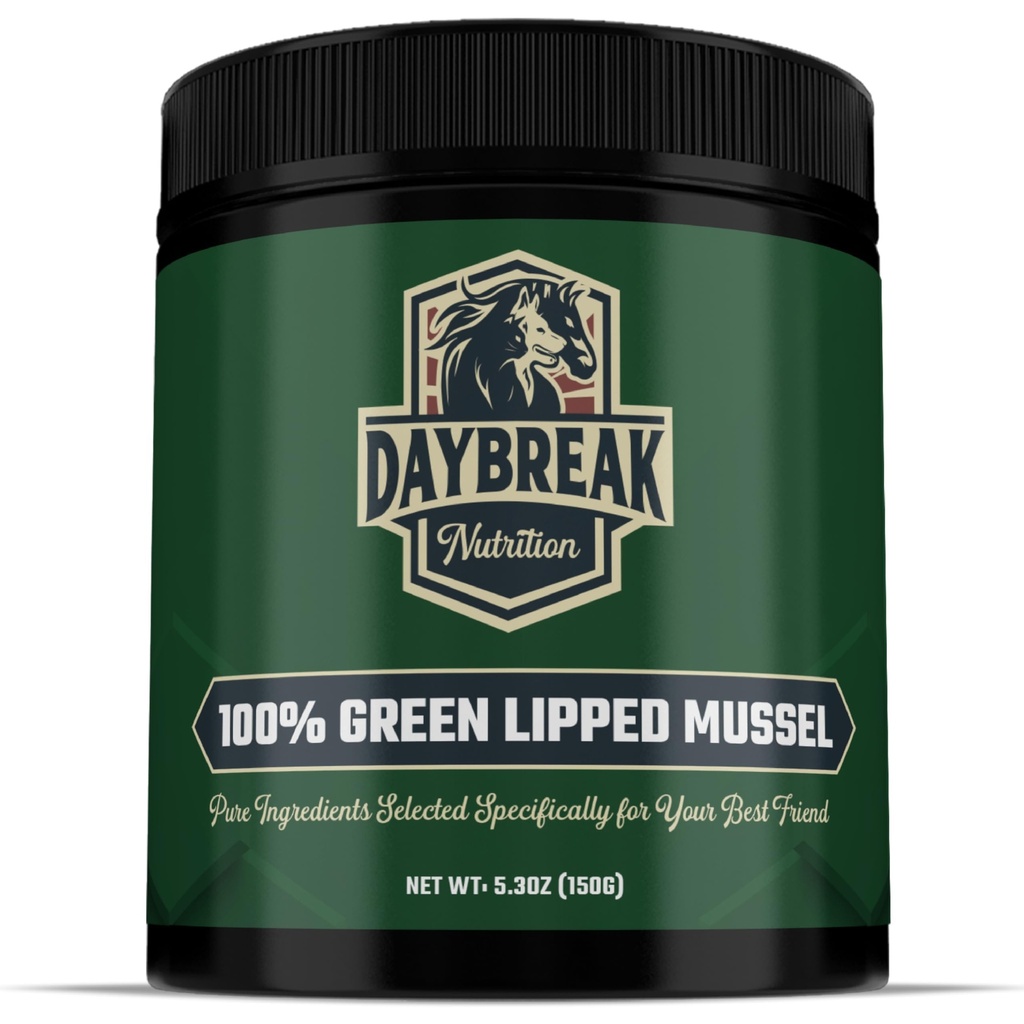 Pure Green Lipped Mussel Powder for Dogs and Cats - 100% Nieuw-Zeeland Green Lipped Mossels - Anti-inflammatoire supplement en vitaminen om uw huisdier omgaan met artritis, Joint Pain Relief - 150 Gram
