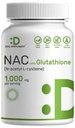 DEAL APPARAAT NAC Supplement (N-Acetyl Cysteine) 1000mg Per portie met verminderde Glutathion, 240 Capsules 
