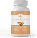 Pure Original Ingrediënten Papaya Extract, altijd zuiver, Geen additieven of fillers, Lab geverifieerd (100 capsules)
