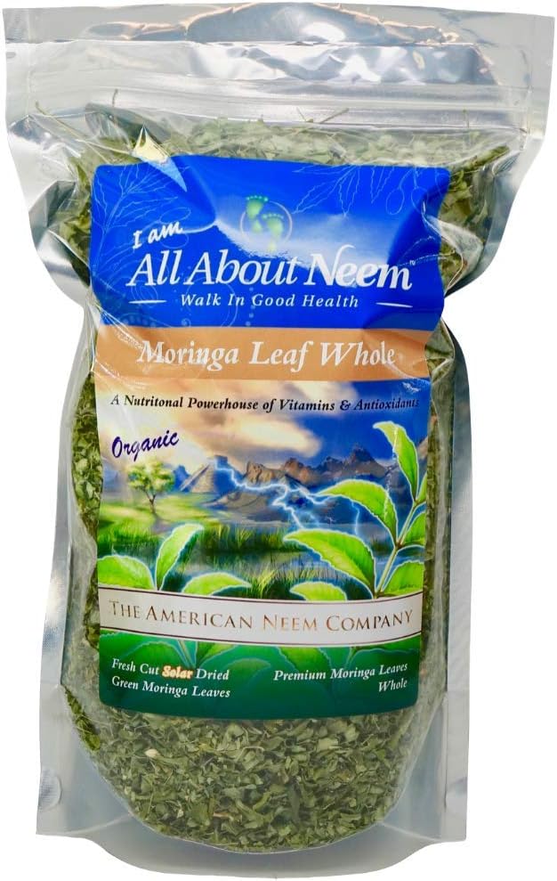 Moringa Oliefera Bladeren, Hele Losse (4 oz) Verse Hand Geoogst, Boost Immune System.