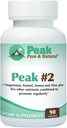 Peak #2 Natural Bowel Movement Supplement - Digestive Support and Motility Supplement with Magnesium, Fenne, Senna, Aloë, and More - Promoot Regularity and Gentle Eliminatie (90 Capsules)