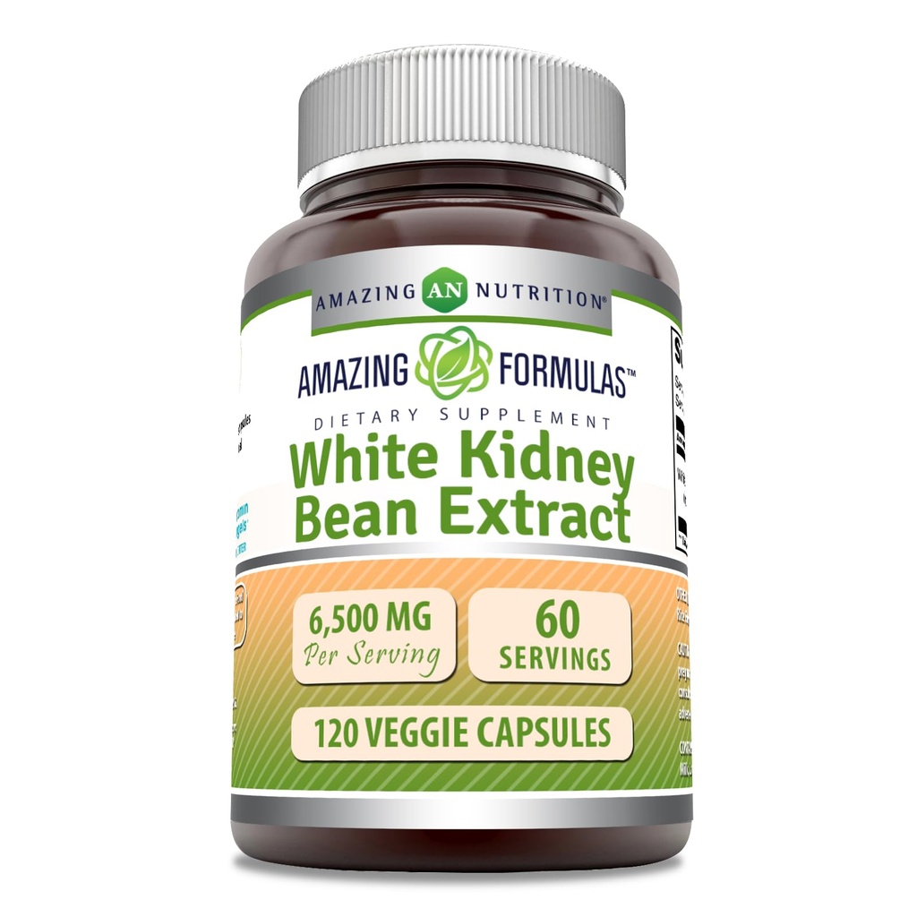 Verbazingwekkende Formules Witte nier Bean Extract 6500 Mg 