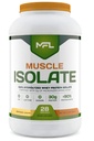 MFL 100% isolaateiwit l 30 g proteïne l 12 g Aminozuren l Keto Vriendelijk l Low Carbs l 2 lbs. (Banana Cream)