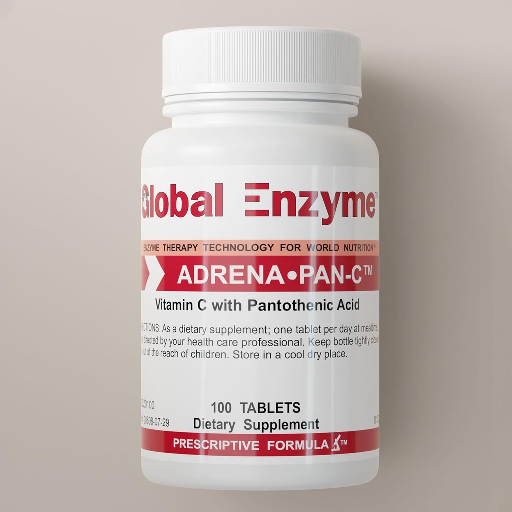 Adrena Pan C-Supplement for Stress Management-Cellular Level Support-Geformuleerd met Nucleïnezuur en Peptiden