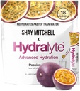 Hydralyte Shay Mitchell Electrolyte Powder Packets, Low Sugar Rapid Rehydration, Hydration Powder for Heat, Travel, Oefening en Bachelorette Partys (Passion Fruit)