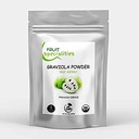 Graviola (Sourisop) Poudre de fruits biologiques, poudre de fruits de Graviola pure tout naturel, Annona Muricata Guanabana (3,52 oz)