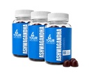 Ashwagandha Gummies Mixed Berry KSM-66, Lion's Mane, Vitamin-D, Non-GMO, Glutenvrij, Gelatine Vrij & Kosher (180 Count (Pack of 3))