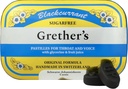 Grether's suikervrije zwarte bessenpastilles - natuurlijke droge mond verlichting - verzachtende keel & gezonde stem - geschenk voor zangers - 3,75 oz. 1 verpakking