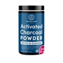 Détox et nettoyage de la maison de charbon USP Coconut de qualité médicale Shell activé poudre de charbon pour le nettoyage naturel et la santé - avec une capacité d'action élevée Adsorptive et rapide - 12 oz - 1 Qt