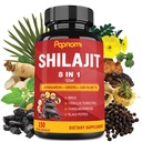 Shilajit Himalaya Supplement voor mannen en vrouwen - 150 capsules Gecombineerde Ashwagandha, Ginseng, Saw Palmetto, Maca, Tribulus, Chaga & Black Pepper - Vitaliteit Energie en Immune Ondersteuningen