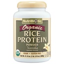 NutriBiotic Certified Organic Rice Protein Vanille, 1 Lb. 5 Oz 