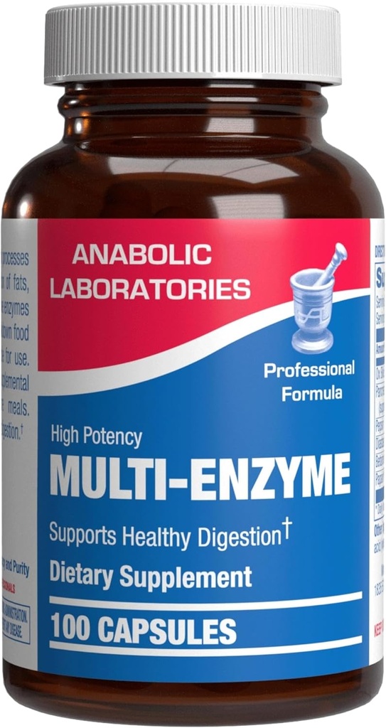 Multidigestieve enzymen met Oxbile-supplement - Clinical Strength Digestiesupplement met Pancrean Pancreatric Enzymes for Protein Carb & Fat Digestieve Ondersteuning & Verminderde Maagproblemen