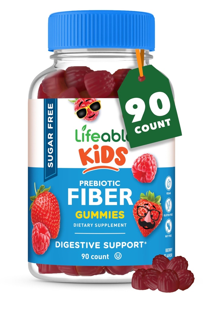 Levensbare Suiker Gratis Prebiotic Kids Vezel Gummies 