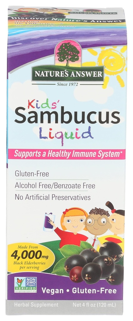 Antwoord van de natuur Bio available Sambucus Kids Formula 