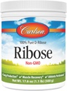 Carlson - Ribose, 100% Pure D-Ribose, Non-GMO, Energy Production, Muscle Recovery & Athletic Performance, 17,6 oz (500 g)