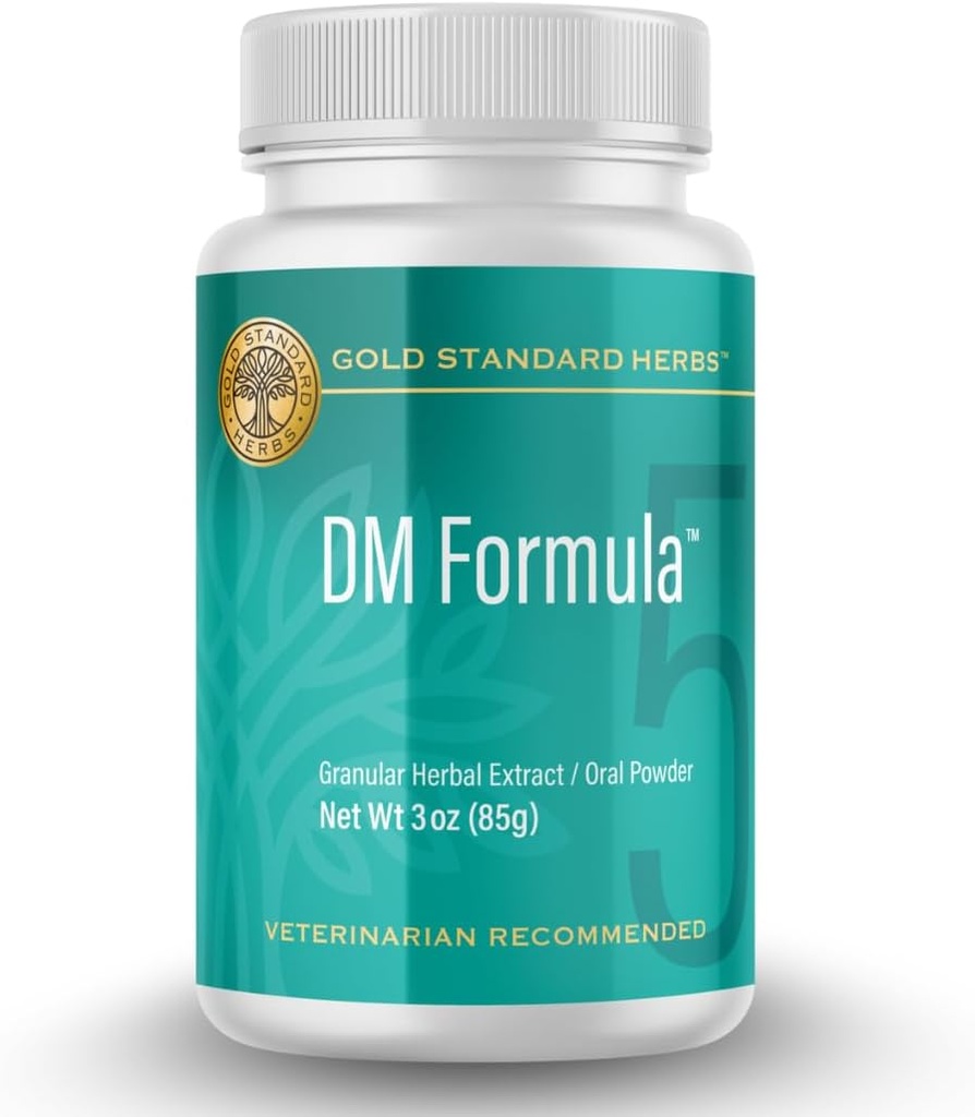 DM Formule Degeneratieve Myelopathie Relief voor honden door Gold Standard Kruiden, Alle Natuurlijke Granular Kruidenextract, 85 gram Poeder
