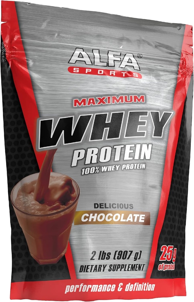 Maximun Wei Chocolade smaak 2 Lbs 50 G eiwit