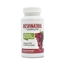 Capsules, 60 Count- Supplément de resvératrol soutient le vieillissement en santé, la santé cardiaque et la fonction immunitaire avec Quercetin, extrait de graines de raisin, vitamine D3 et CoQ10