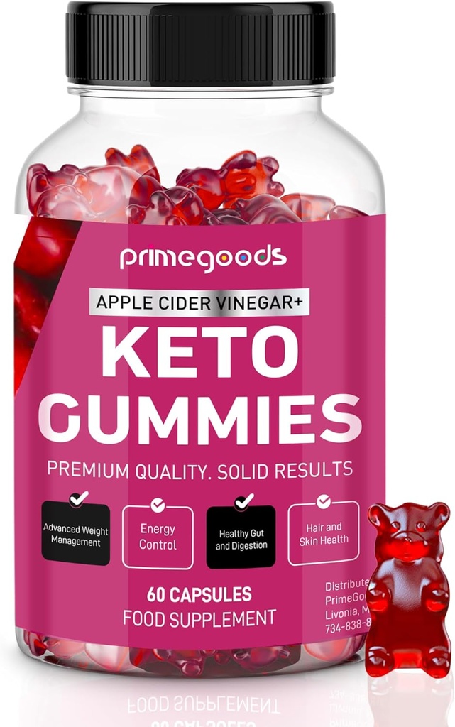Keto ACV Gummies Geavanceerde gewichtsverlies Formule-Apple Cider Vinegar gummies-1000mg avc met vitamine B12 & B6- gewichtsverlies Gummies voor vrouwen en mannen-energie-digestie-Natural-Pomegranite-Beetroot