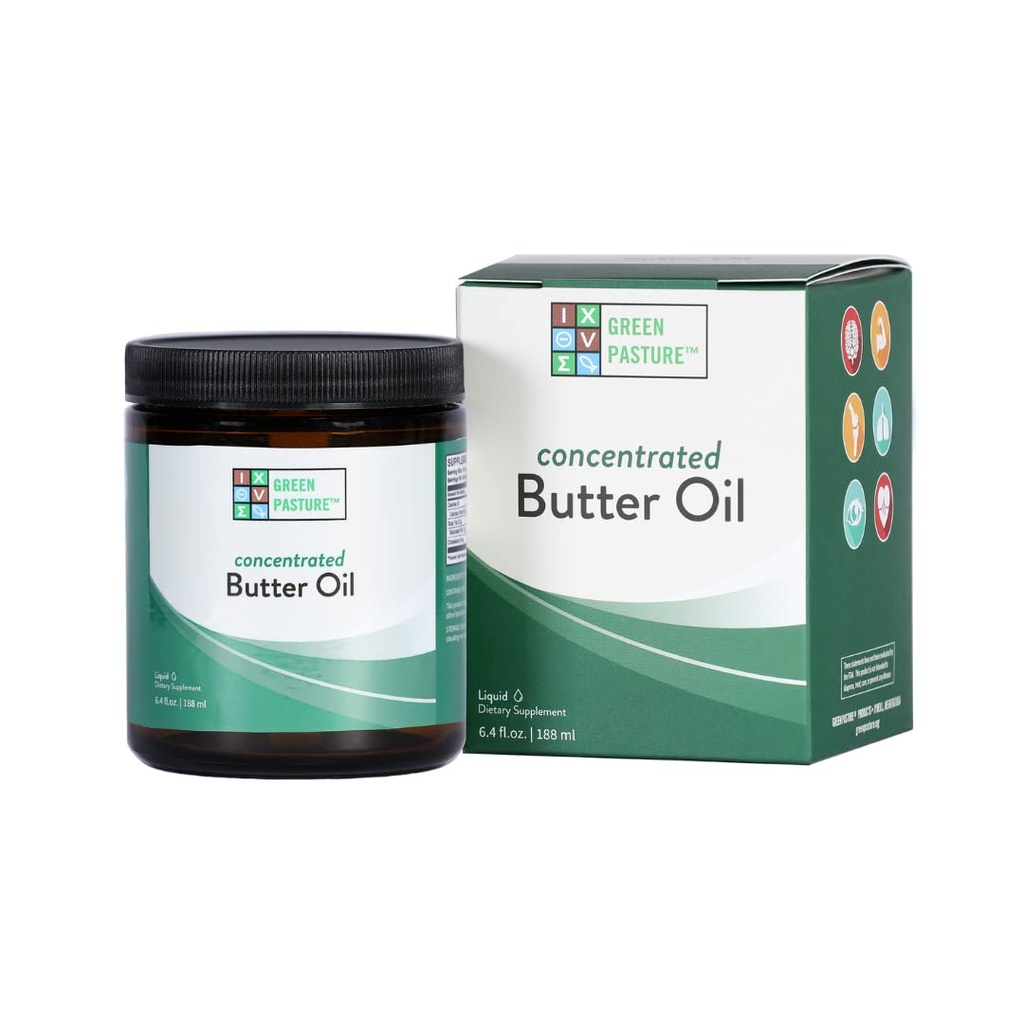 Green Pasture Concentrated Butter Oil Liquid - 6,4 fl. oz. - CLA- Vitamine A (6.4 fl. oz.)