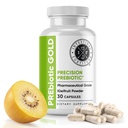 Fortitude intestinale PREbiotique Gold: Fibre de Kiwifruit, Butyrate et Supplément de restauration prébiotique pour soutenir le soutien Gut, Immune et digestif, anti-dérapant et fuite Gut réparation, Capsules sans lait