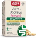 Jarrow Formulas® Jarro-Dophilus® Prenatale Probiotica voor vrouwen, 6 miljard CFU, ondersteunt een gezonde zwangerschap, 30 Veggie Capsules, 30 dagen levering