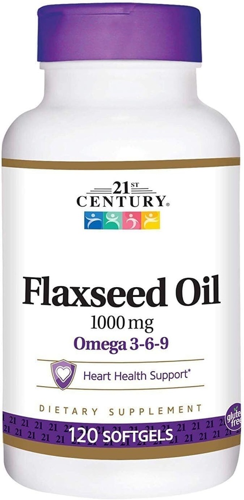 Ikj Vlaszaadolie Omega 3-6-9 Dieetsupplement Softgels 1000mg 120 ct