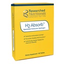 Onderzoek naar voedingssupplementen H2 Absorb Moleculaire waterstoftabletten - Instant Hydrogenated Water & Antioxidant Supplement - Verjongende drank ter bevordering van energie en gezonde veroudering (60 tabletten)