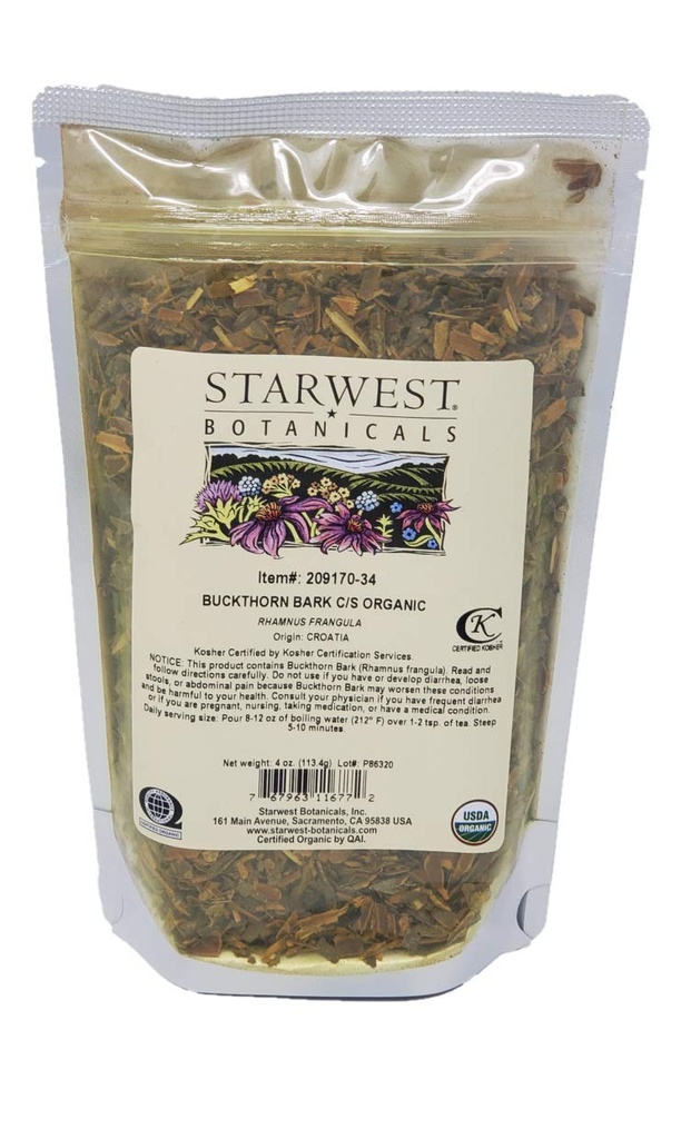 Biologische Buckthorn Bark C/S