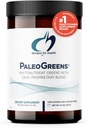 Designs for Health PaleoGreens - Meer dan 90% Organic Super Green Shake Powder with grostes, Bessen, Enzymes + Antioxidanten - Non-GMO Drink Mix, Unflavored + Unsweeted (30 Serves / 270g)
