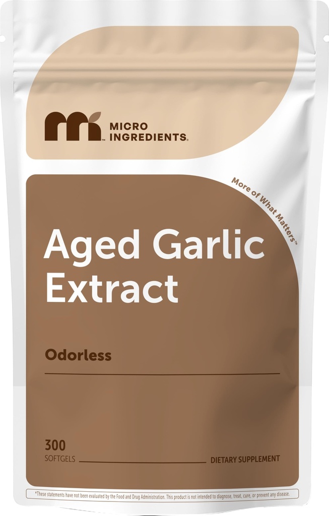 Micro Ingrediënten Odorless Knoflook 7500mg Per porties, 300 Softgels 