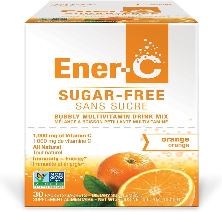 Ener-Life Orange Sugar Free Vitamin C Drink Mix 30 Telling, .2 Oz