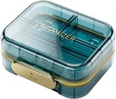 1 Pack organisateur de pilules de voyage, 7 compartiments boîte à pilules, quotidien portable cas de pilule pour tenir des vitamines, 3 pouces contenant de pilules pour l'organisateur de la médecine de poche