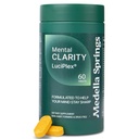 Supplément Brain Booster pour Focus, Memory, Clarity, Energy & Mood 60 Tabs - Supplément Brain 100% sans médicament et testé cliniquement – Brain Fog & Memory Booster w/VIT D3