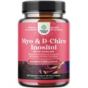 Myo-Inositol & D-Chiro Inositol Supplement voor vrouwen - Cholinesupplement voor de regulate menstruele cyclus, vruchtbaarheid en hormonale balans - Vrouwen Hormone Balance Capsules met Myo & D-Chiro - 60 Caps