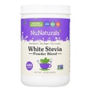 Nunaturals White Stevia Powder Blend, Plant-Based Sugar Substitute, Zero Calorie Sweetener, 12 oz