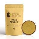 CARMEL ORGANISCS Harad/Haritaki Fruitpoeder 8 Ounce of 0,5 Lb/227 Gram(pakket van 1) 