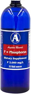 Fosforsupplement - Angstrom Minerals Liquid Ionic Fosfor 2000ppm - 32oz