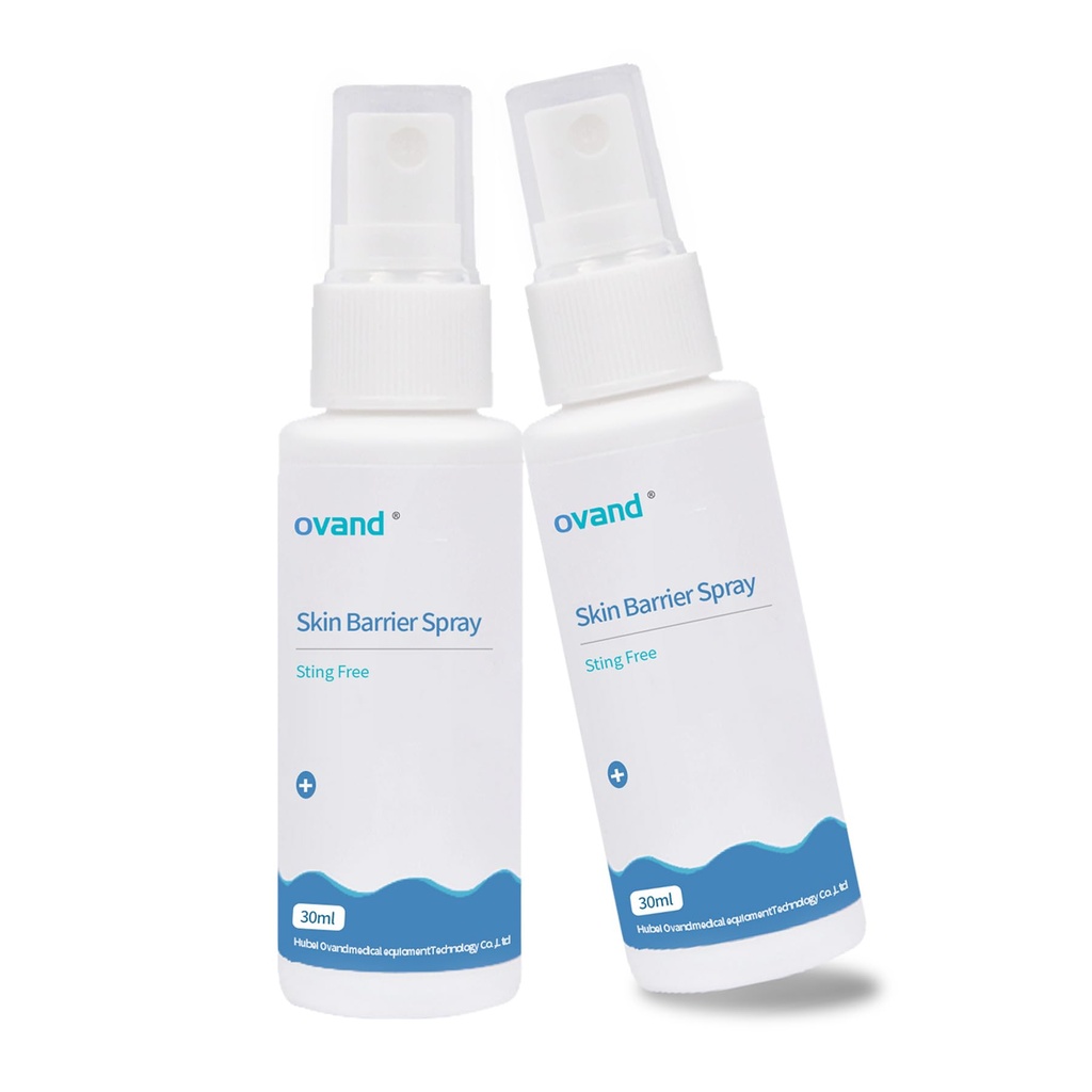 60ml Ostomy Skin Barrier Spray, No-Alcohol No-Sting Ostomy Care Skin Barrier Spray Colostomy Supplies Accessoires