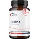 Conceptions pour la santé Capsules Taurine - 1000mg (1g) Pilules Taurine Amino Acid - Soutien cardiovasculaire - Non-OGM + Supplément végétalien (120 Capsules)