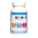 Biom Probiotiques 3-en-1 Formule (Expédiée froide) avec- 25 Million Flora Probiotiques, Prébiotiques et Immunobiotiques pour un meilleur soutien immunitaire - Diversifie Gut Microflora et Microbiome - pour les hommes et les femmes