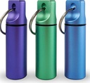 Kleine pil Organizer Box Waterdichte Keychain pil houder Portable Travel pil metalen behuizing met sleutelhanger voor Outdoor Camping Reizen