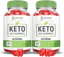 (2 Pack) Slimlife Evolution Keto ACV Gummies Extreme 2000MG Slim Life Evolution Keto Gummies Slimlife Keto Gummy Apple Cider Vinegar Geformuleerd met granaatappel Beetsap Poeder B12 120 Gummies