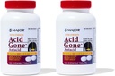 Grote zuur Gone Extra sterkte Antacida Kauwtabletten - Anti-Acid Relief - Acid Reflux Medicine voor volwassenen - Gestoorde maag, zuur Indigestie, en Heartburn Relief - Lang-Lasting - 100-Count (2 Pack)