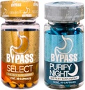 Generic Bypass Duo Select & PURIFY - Quemá grasa de día y de Noche (Selecteer 30caps) - (zuiver 60caps), blauw en goud