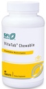 Klaire Labs SFI Health VitaTab - Multivitamine met 24 vitale voedingsstoffen voor kinderen & volwassenen, natuurlijke kers-oranje smaak, Geen kunstmatige kleuren, smaken, of conserveringsmiddelen (60 tabletten)