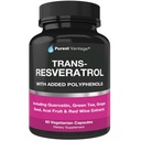 Resveratrol Supplement - Krachtige 1400mg Formule met Trans Resveratrol, Quercetin, Grape Seed, Green Tea, Acai en Red Wine Extract - 60 Veggie Capsules