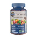 Tuin van het leven Organics Mannen 40+ Gummy Vitaminen - Berry - Certified Organic, Non-GMO, Vegan, Kosher Complete Multi - Methyl B12, C & D3 - Gluten, soja & Dairy Free, 120 Real Fruit Gummies
