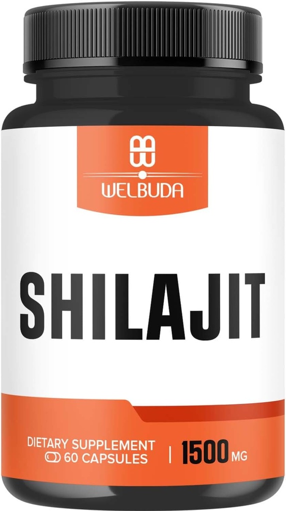 Extract 5:1 Shilajit Supplement 1500mg - Ondersteuning voor het immuunsysteem, energieproductie, hersenen gezondheid en algehele welzijn - 60 capsules